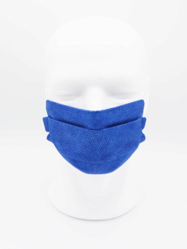 Masque en tissus - Dimples bleu