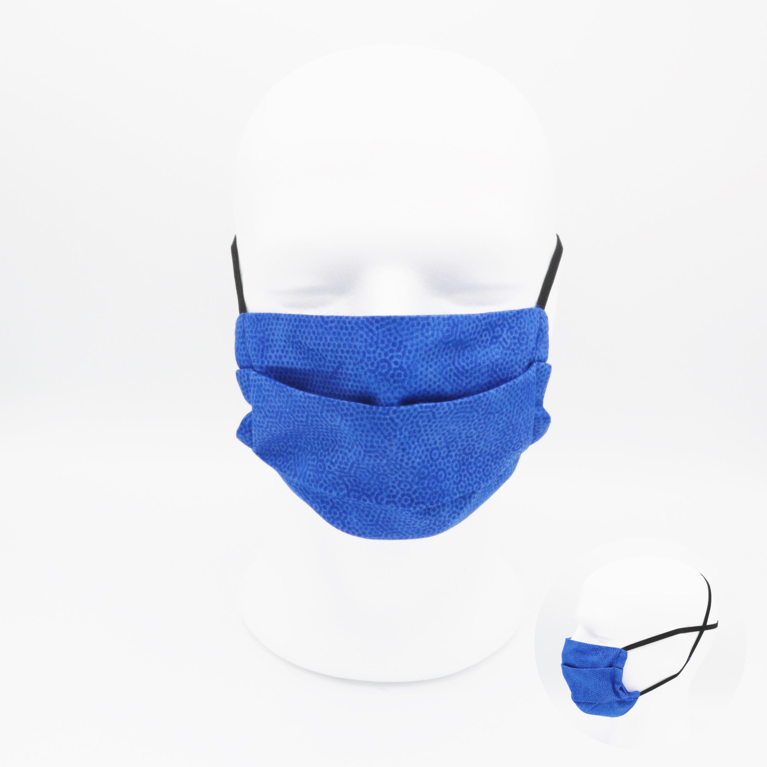 Masque en tissus - Dimples bleu – Image 4