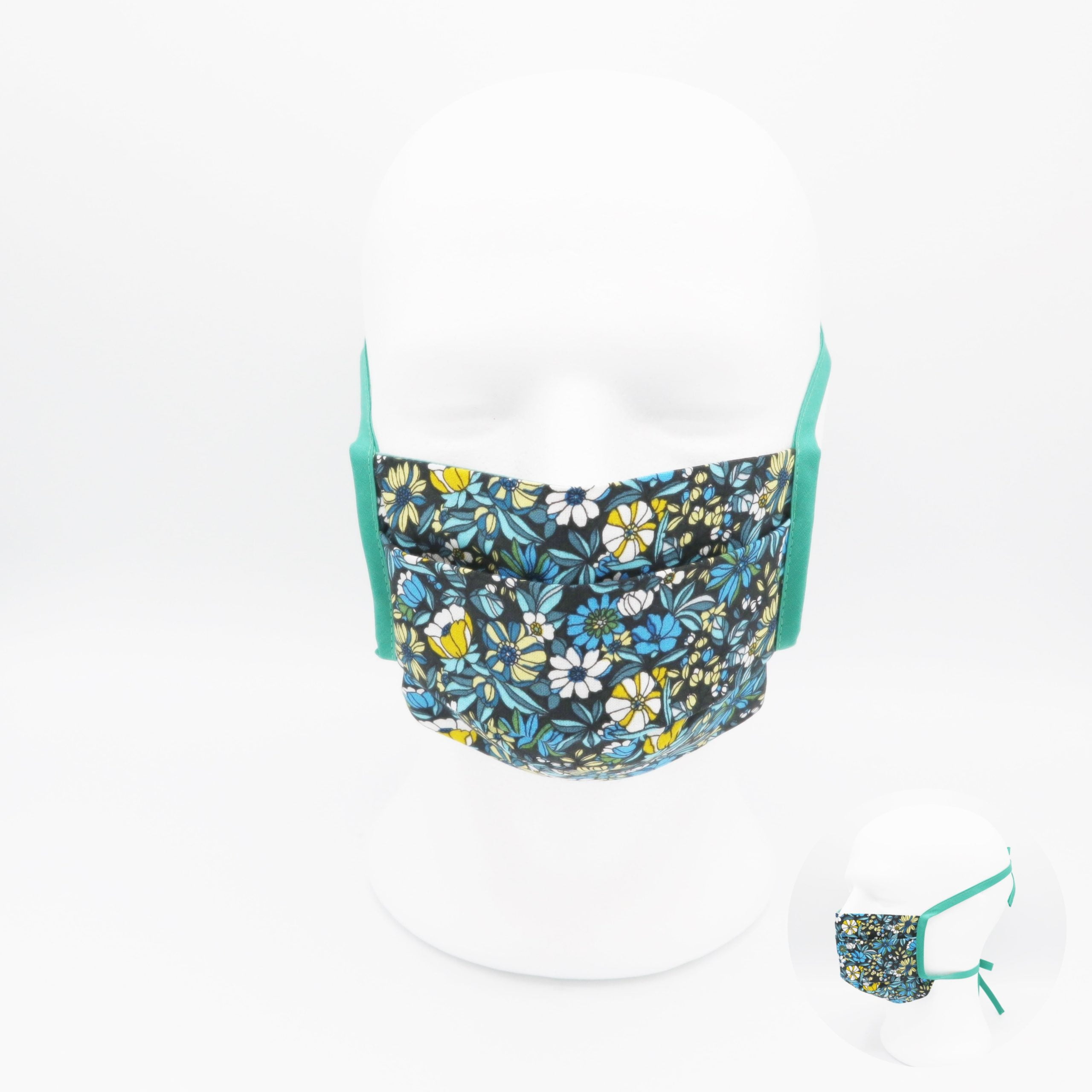 Masque en tissus - Apolline vert – Image 4
