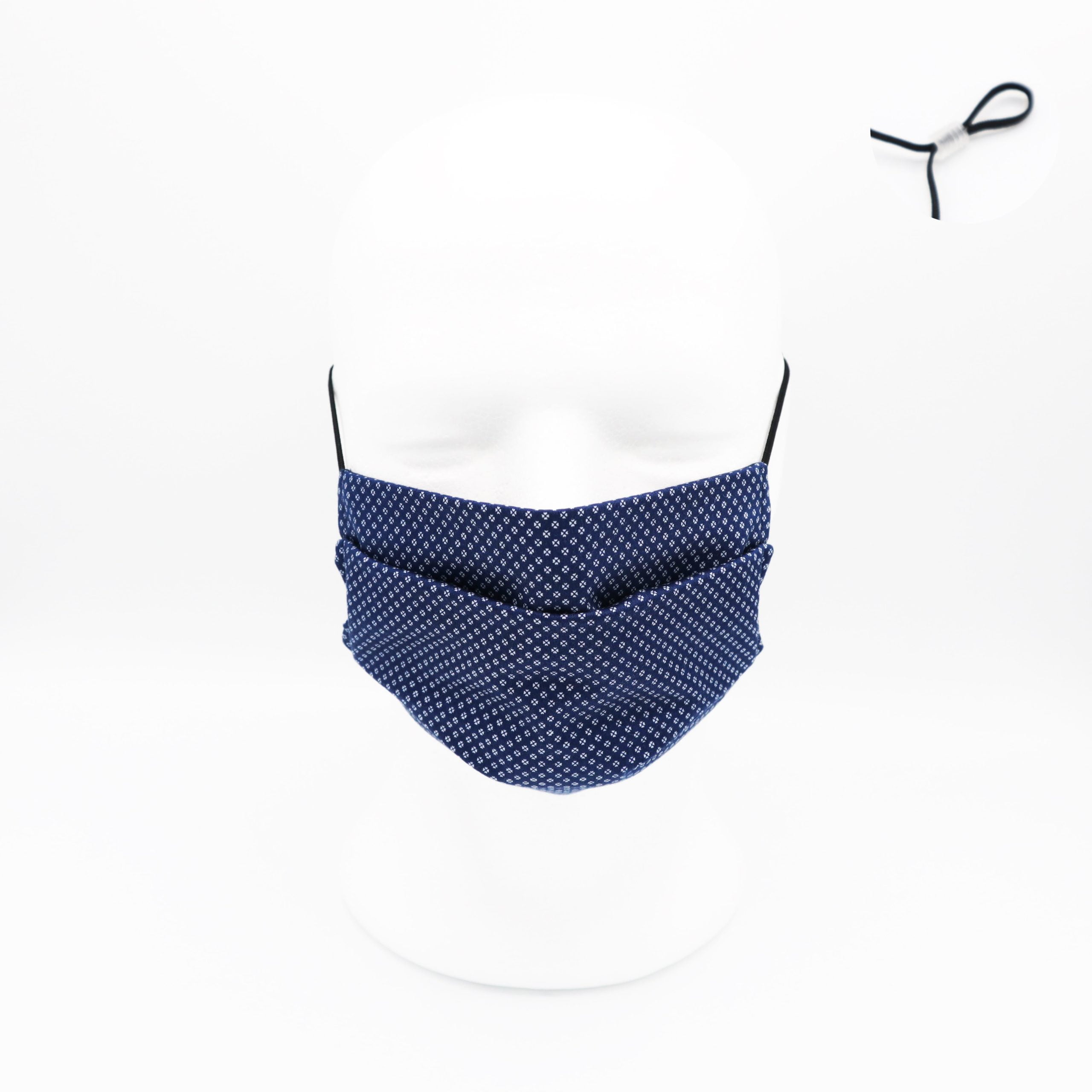 Masque en tissus - Business bleu marine