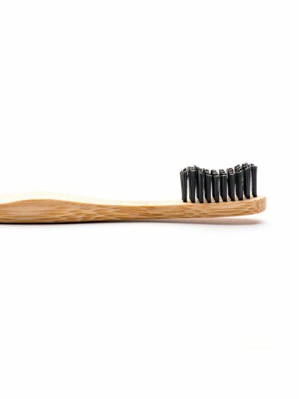 Brosse a dents en bambou poils souples - Charbon