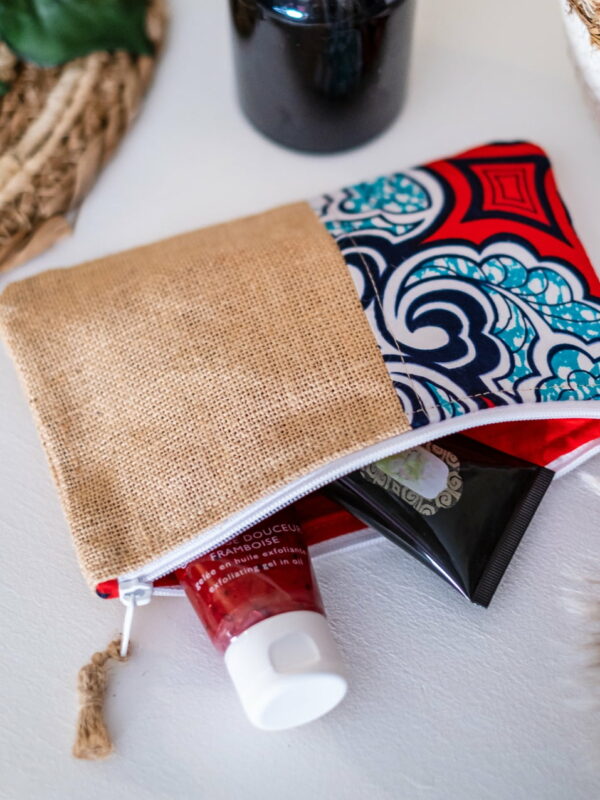 Pochette de voyage de la collection Wax de Poropango