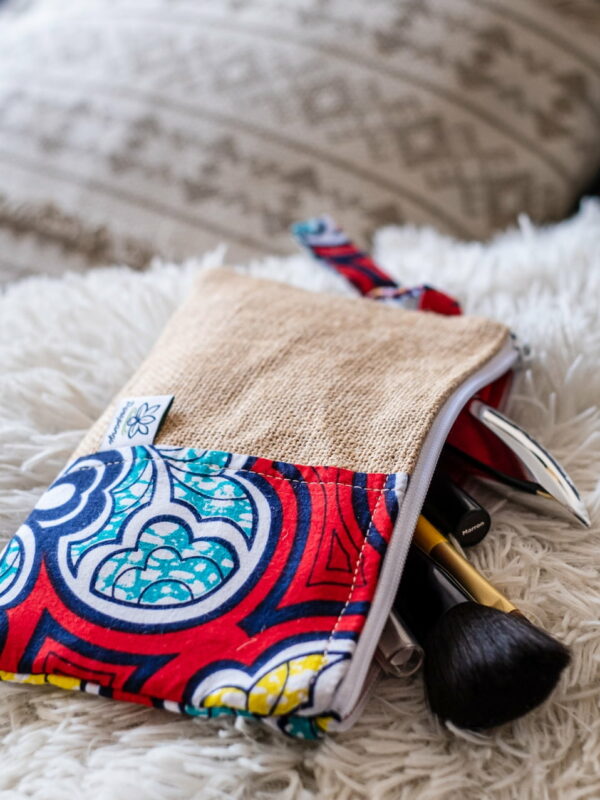 Pochette de voyage de la collection Wax de Poropango