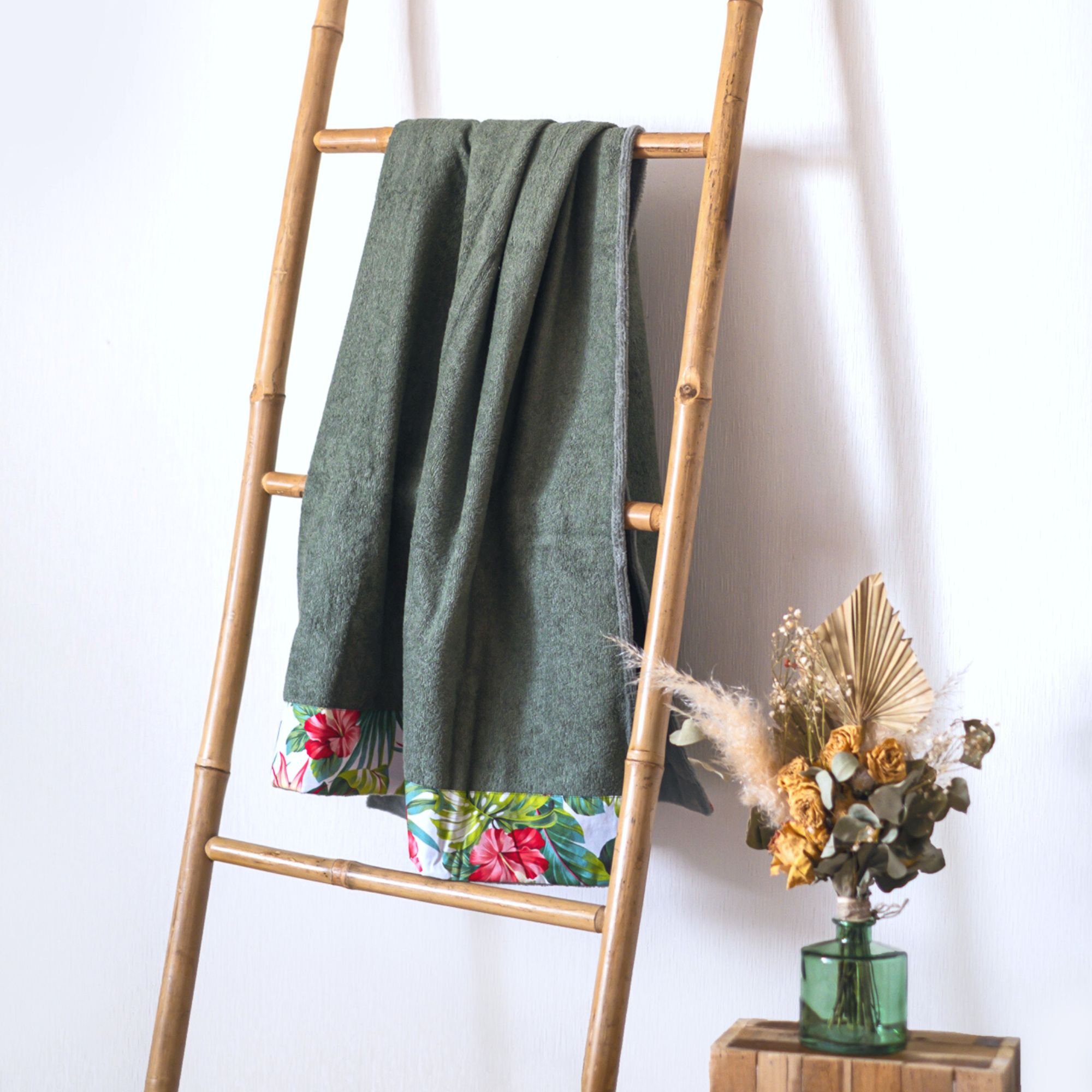 Drap de douche - Hibiscus