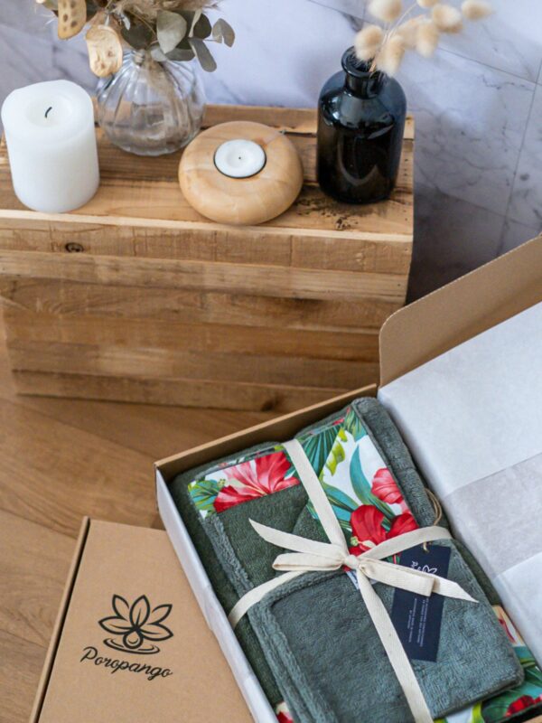 Coffret Serviettes de toilette - Hibiscus