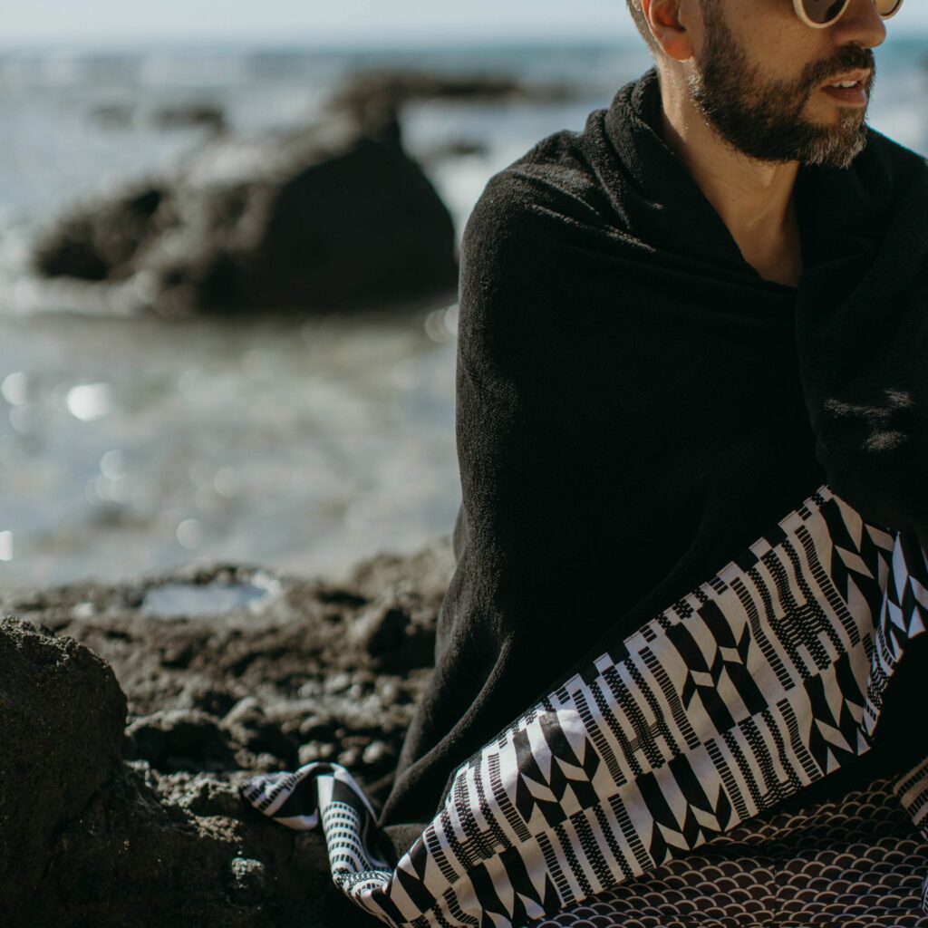 Serviette de plage de la collection Kita de Poropango