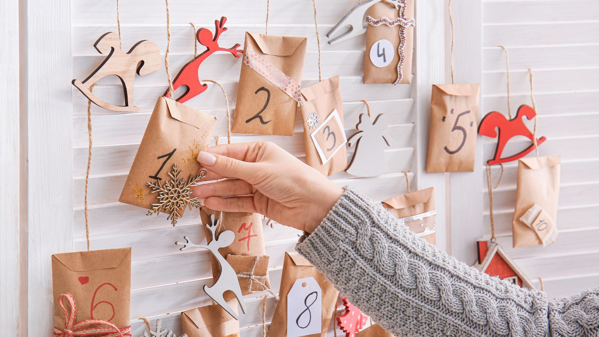 Calendrier de l'Avent fait main DIY