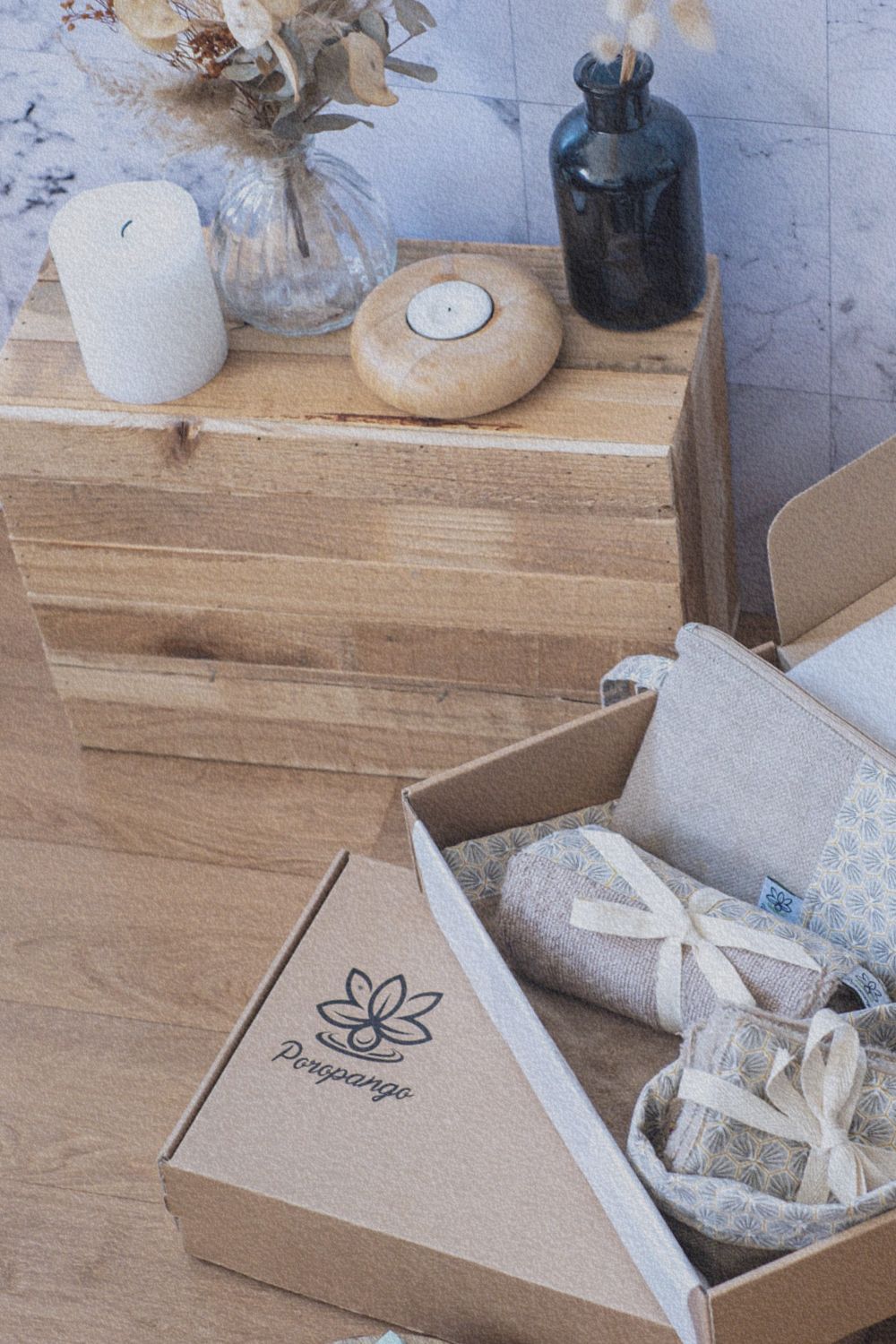 Coffret beauté de la collection Kikko de Poropango