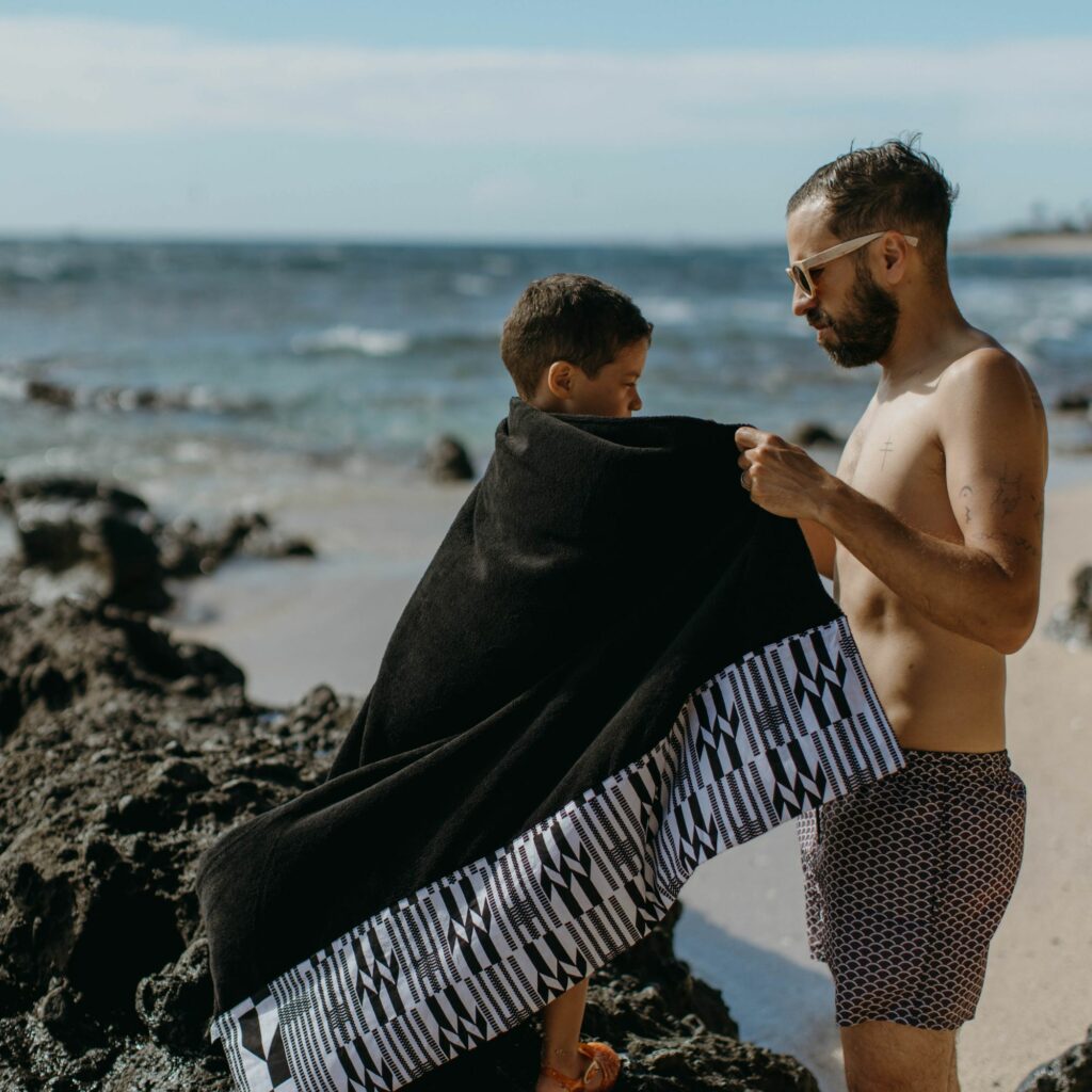 Serviette de plage de la collection Kita de Poropango