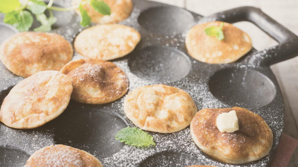 Poffertjes - Spécialité culinaire des Pays-Bas