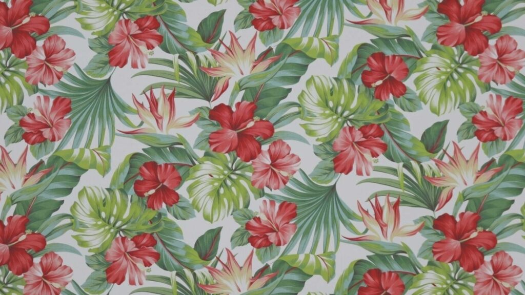 Tissu Hawaïen de la collection Hibiscus de Poropango