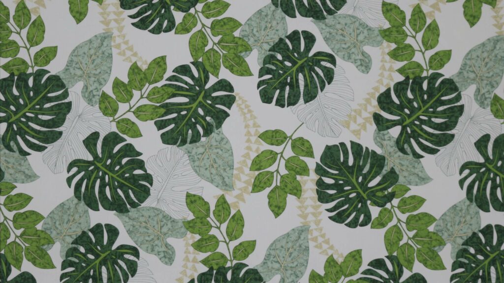 Tissu Hawaïen de la collection Monstera de Poropango