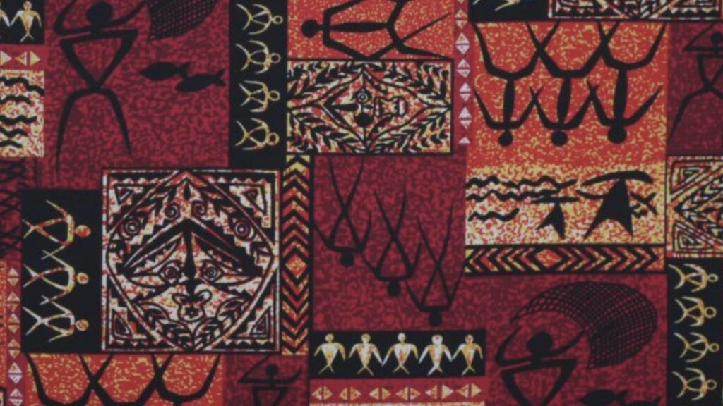 Tissu d'écorce Hawaien en coton