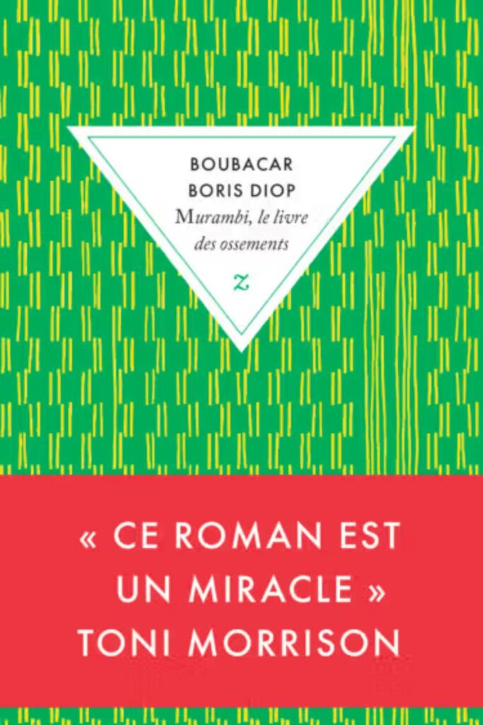 Couverture du livreMurambi, le livre des ossements de Boubacar Boris Diop, lauréat du Grand Prix Littéraire d'Afrique pour l'ensemble de son oeuvre en 2000.