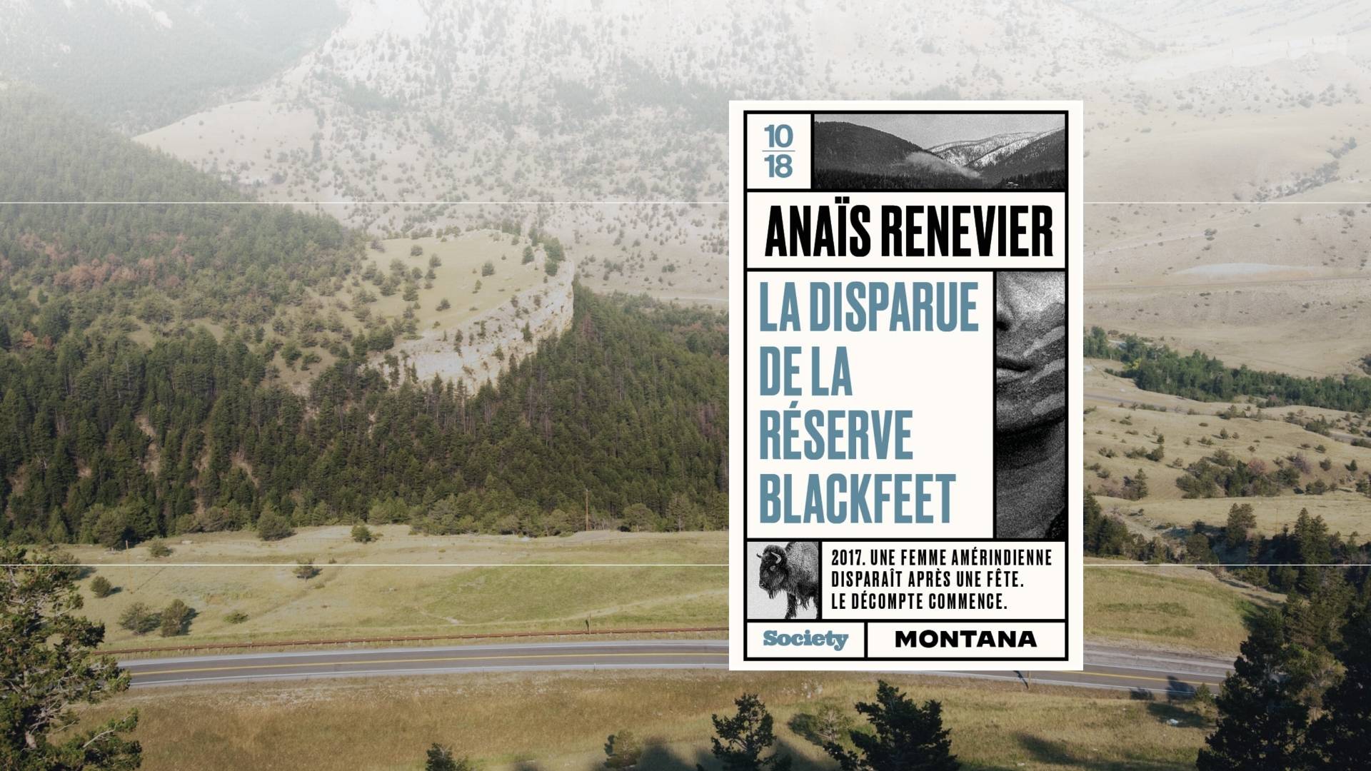 Couverture du livre La disparue de la réserve Blackfeet d'Anaïs Renevier