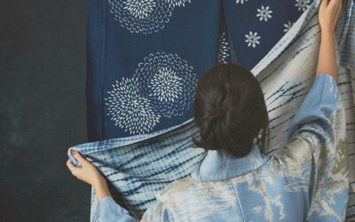 Tissus japonais et symboles ancestraux : Un voyage à travers motifs et couleur indigo
